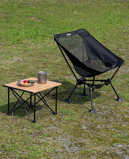 iClimb Ultralight Compact Camping Folding Table with Carry Bag (Reinforced Nature - S)