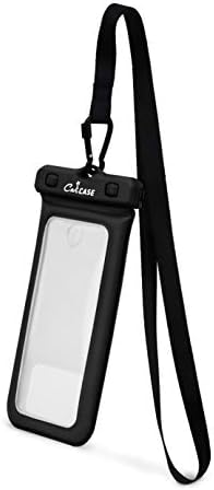 CaliCase Extra Large Waterproof Floating Phone Pouch - IPX8 Waterproof Floating Phone Case with Lanyard for iPhone X-14/ S20-S23/ Pixel 1-7