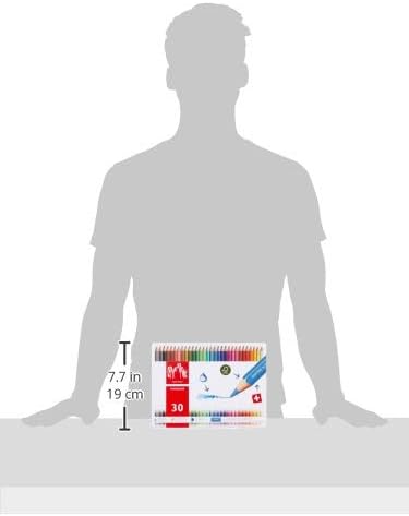 Caran d'Ache Fancolor Color Pencils, 30 Colors