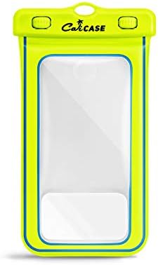 CaliCase Extra Large Waterproof Floating Phone Pouch - IPX8 Waterproof Floating Phone Case with Lanyard for iPhone X-14/ S20-S23/ Pixel 1-7