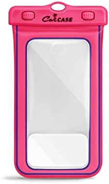 CaliCase Extra Large Waterproof Floating Phone Pouch - IPX8 Waterproof Floating Phone Case with Lanyard for iPhone X-14/ S20-S23/ Pixel 1-7