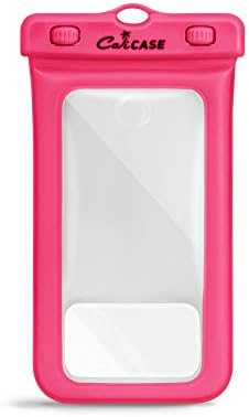 CaliCase Extra Large Waterproof Floating Phone Pouch - IPX8 Waterproof Floating Phone Case with Lanyard for iPhone X-14/ S20-S23/ Pixel 1-7