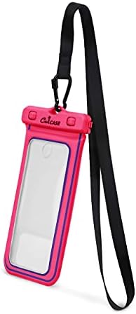 CaliCase Extra Large Waterproof Floating Phone Pouch - IPX8 Waterproof Floating Phone Case with Lanyard for iPhone X-14/ S20-S23/ Pixel 1-7
