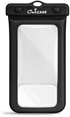 CaliCase Extra Large Waterproof Floating Phone Pouch - IPX8 Waterproof Floating Phone Case with Lanyard for iPhone X-14/ S20-S23/ Pixel 1-7