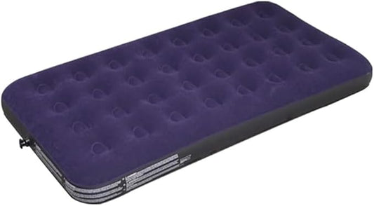 Twin Size Air Mattress - Portable Foldable Comfortable Bed Lightweight Inflatable Airbed for Camping, Home and Travel Air Bed - Easy to Set Up - Ideal for Kids, Adults, and Guests 75''X39''X9''