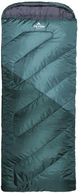 Teton Celsius Regular, -25F, 20F, 0F Degree Sleeping Bags, All Weather Bag for Adults and Kids, Camping Made Easy and Warm, Travel Sack Included