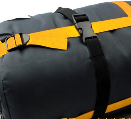 Cosmos Pack of 2 Black Color Mattress Backpack Sleeping Bag Straps for Outdoor Activities