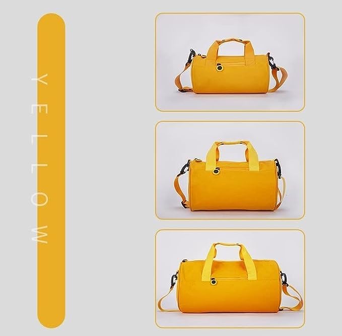 Gym Bag for Women, Waterproof Travel Bag with Wet Clothes Compartments and Adjustable Strap, Small Duffel Bag for Sports, Gyms and Weekend Getaway