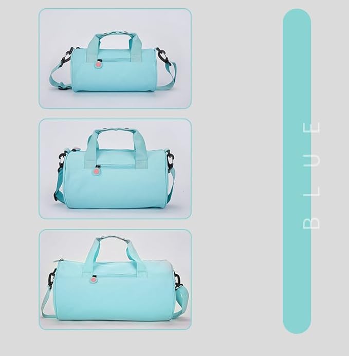 Gym Bag for Women, Waterproof Travel Bag with Wet Clothes Compartments and Adjustable Strap, Small Duffel Bag for Sports, Gyms and Weekend Getaway