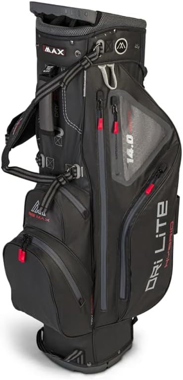 BIG MAX Dri Lite Hybrid Golf Bag | Water-repellent | Lightweight | Waterproof Value Pocket | 14-Way-Divider | Cooler Pocket | Leg Lock System | Umbrella Holder | Towel Holder | Stand Bag and Carry Bag
