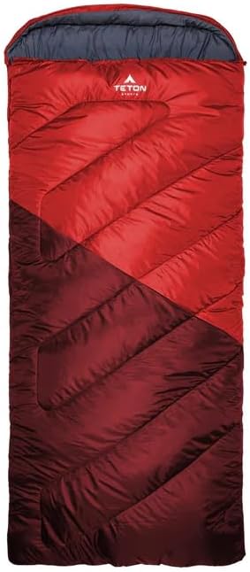 Teton Celsius XXL Sleeping Bag, Cold Weather Sleeping Bags for Adults and Kids, Camping Made Easy and Warm. Compression Sack Included, 35F, 25F, 0F, 20F Degree