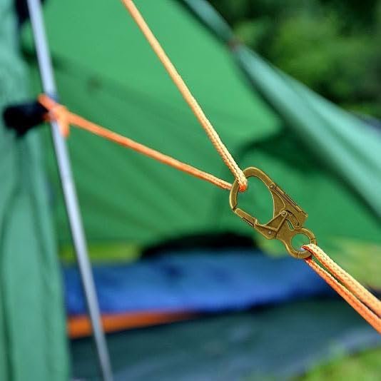 Ahiller Muscular Carabiner Hook，3.1" Alloy Thick Keychain Clip for Man, Outdoor Camping, Hiking Accessories, Key Ring