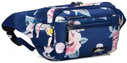 Fanny Pack for Men&Women Waterproof Waist Pack Bag Hip Bum Bag with Rain Cover Adjustable Strap for Sports Outdoors Workout Running Traveling Hiking Cycling Dog Walking Casual Fishing