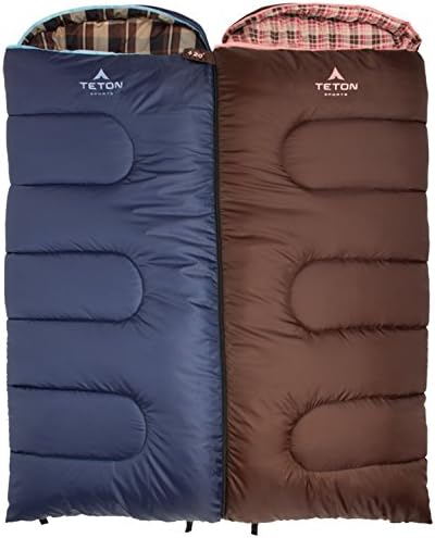 Teton Junior, 20 Degree and 0 Degree Sleeping Bags. Finally, Sleeping Bag for Boys, Girls, All Kids, Warm and Comfortable, for All Camping Weather and Built to Last