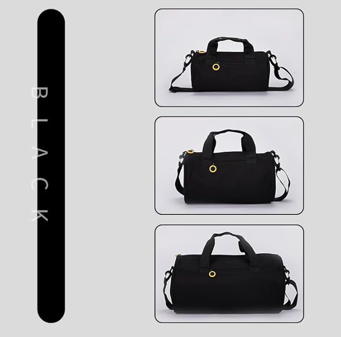 Gym Bag for Women, Waterproof Travel Bag with Wet Clothes Compartments and Adjustable Strap, Small Duffel Bag for Sports, Gyms and Weekend Getaway