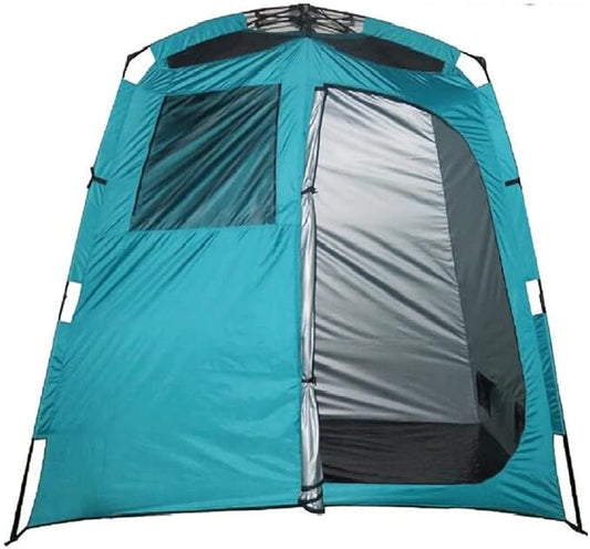Outdoor Double Shower Tent Changing Room Privacy Portable Camping Shelters Oversize Space Instant Pop Up Privacy Tents for Camping