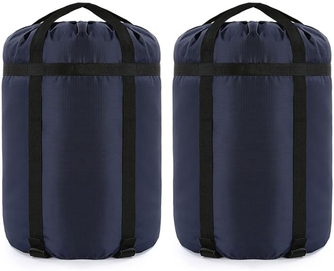 Compression Stuff Sack, 24L/36L/46L Sleeping Bags Storage Stuff Sack Organizer Waterproof Camping Hiking Backpacking Bag for Travel - Great Sleeping Bags Clothes Camping
