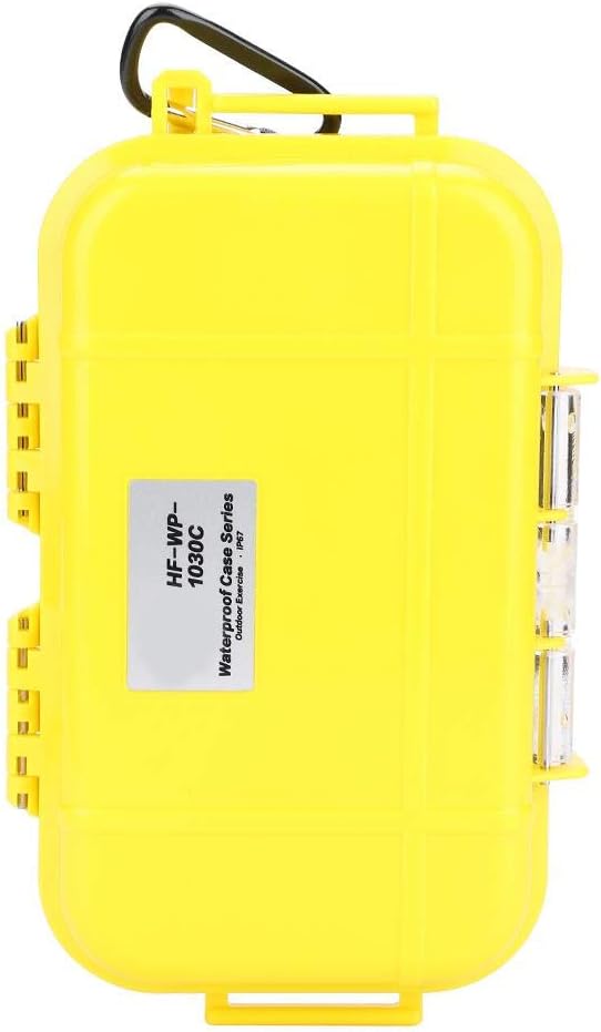 Tbest Waterproof Dry Box Airtight Outdoor Shockproof Storage Case Multipurpose Carry Box Container Inner Rubber Pad Detachable 4 Colors