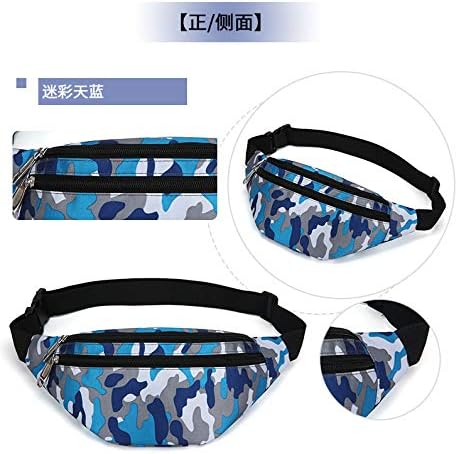 Fanny Pack for Men & Women, Fashion Waterproof Waist Packs with Adjustable Belt, Casual Bag Bum Bags for Travel Sports Running.