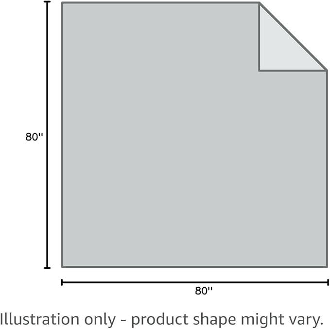 HX&OD Extra Large Picnic Blanket Outdoor 80”x80” Waterproof Picnic Mat Foldable 3-Layer Camping Blanket Portable with Carry Strap Park Blanket for Grass(Blue)