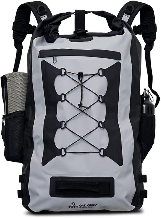 Canyon Falls (55L) XL Dry Bag Backpack. Premium Waterproof Backpack with Padded Back and Shoulder Straps. PVC Construction. Keep Your Gear Dry