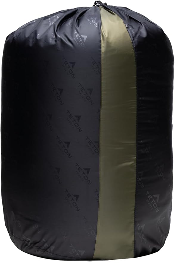 Teton Celsius XXL Sleeping Bag, Cold Weather Sleeping Bags for Adults and Kids, Camping Made Easy and Warm. Compression Sack Included, 35F, 25F, 0F, 20F Degree