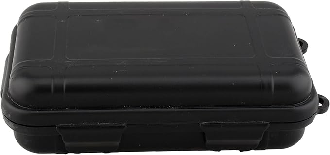QqmoraStorage Case , Portable Sealed Case Impact Wear Shockproof Box GoodPerformance Save Dry for Camping Fishing