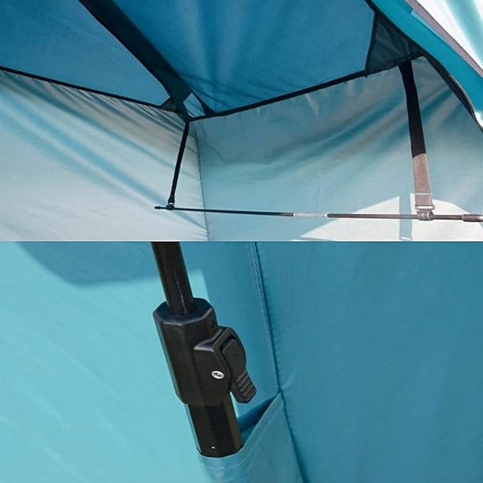 Outdoor Double Shower Tent Changing Room Privacy Portable Camping Shelters Oversize Space Instant Pop Up Privacy Tents for Camping