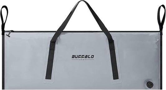 Buffalo Gear Insulated Fish Cooler Bag 40x18in 48x18in Leakproof Kill Bag Portable Waterproof Keep Ice Cold More Than 24 Hours