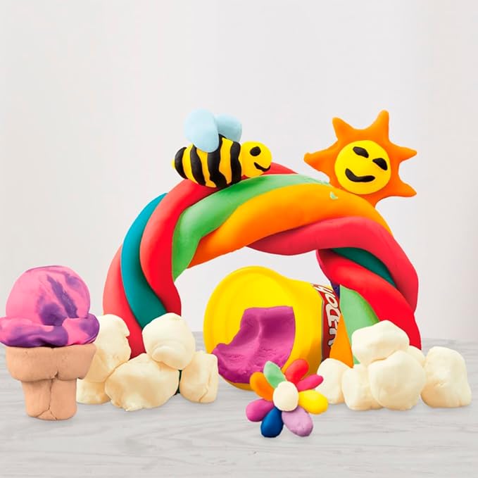 Play-Doh 22 Pack Ultimate Color Variety, Bulk Assorted Colors, 2 & 4 Ounce Modeling Compound Cans, Kids Arts & Crafts, Preschool Toys for 2 Year Old Girls & Boys & Up (Amazon Exclusive)