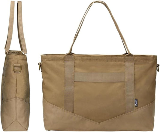 IDOGEAR Tactical Handheld Tote Pouch Multiuse Zipper Storage Bag Portable EDC Organizer For Camping Traveling Gym Commute