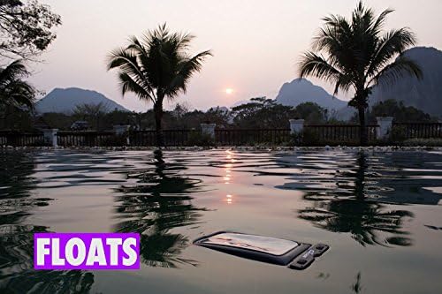 CaliCase Extra Large Waterproof Floating Phone Pouch - IPX8 Waterproof Floating Phone Case with Lanyard for iPhone X-14/ S20-S23/ Pixel 1-7