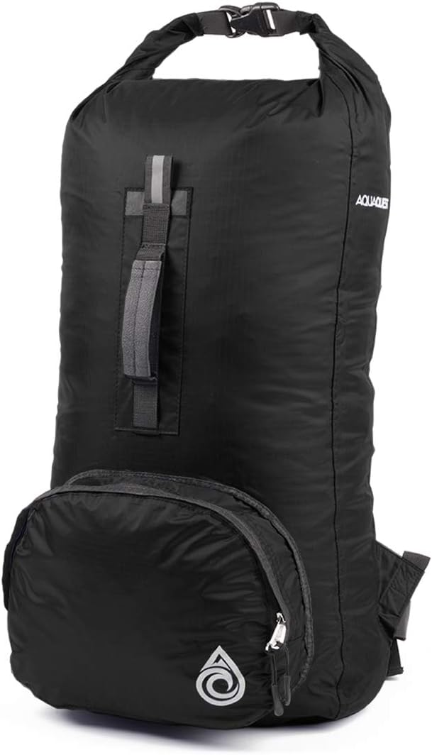 AquaQuest Himal Backpack - 100% Waterproof 30L Dry Bag - Lightweight - Blue, Black