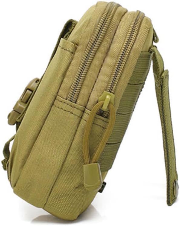 Tactical Molle Pouch, Universal EDC Waist Bag Pouches, Outdoor Belt Bags Gear Tool Gadget Pocket with Cell Phone Holster