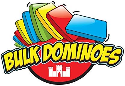 Bulk Dominoes Kinetic Domino Kit | Dominoes Set, STEM STEAM Small Toys, Family Games for Kids, Kids Toys and Games, Building, Toppling, Chain Reaction Sets (118pc)