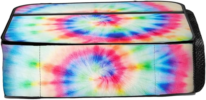 Tie Dye Lunch Bag Reusable Insulated Lunch Box Keep Food Cooler Thermal Lunch Tote for Women Men