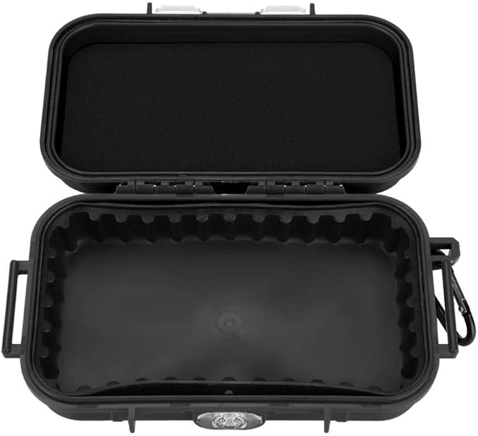 Tbest Waterproof Dry Box Airtight Outdoor Shockproof Storage Case Multipurpose Carry Box Container Inner Rubber Pad Detachable 4 Colors
