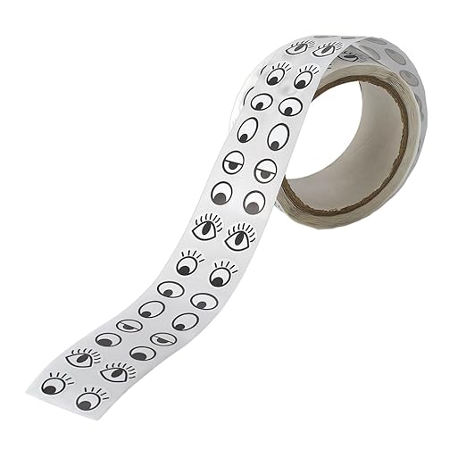 Colorations ESTICKER Wiggly Googly Eyes Stickers, 2000 Pieces, Assorted Shapes & Styles, Arts & Crafts, Quality, for Kids