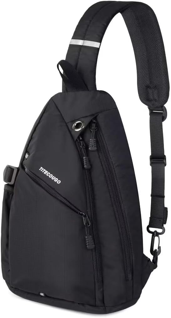 TITECOUGO Sling Bag Crossbody Shoulder Outdoor Travel Hiking Backpack for Women & Men