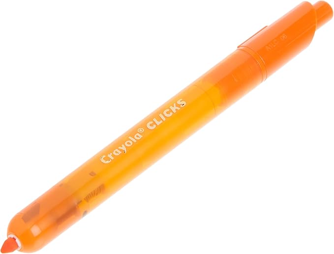 Crayola 10CT SUPERCLICKS,Retractable, Holiday Toys, Gift for Boys and Girls, Kids, Stocking, Arts and Crafts, Gifting