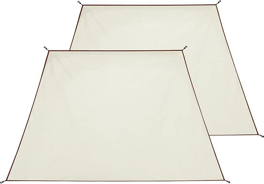 Sunwall for Instant Camping Canopy Shade Tent 8.2' X 8.2', Detachable Flap Sun Shade Side Wall Accessory to Block Sun, Wind, and Rain, 2 Pack Sidewall Only(Beige-2 pcs)