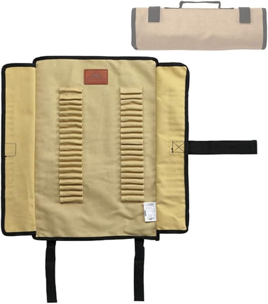 Campingmoon Tent Storage Bag,Can Holds 20 of The Long Tent Stakes,Thickened Canvas Can Withstand Tent Stakes Heavy Duty, B-126