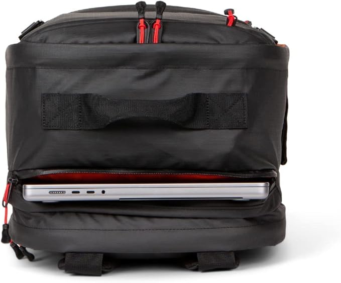 Two Wheel Gear - Pannier Backpack Convertible PLUS (30 Litre) - Weatherproof 2-in-1 Bike Commuting and Laptop Travel Bag, Recycled Ripstop Material, Black