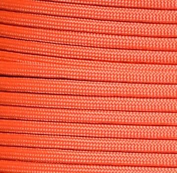 Tactical Nylon Micro Cord 1.18mm X 125ft Lightweight Braided Cord (3/64" Diameter) on Spool Camping Boating Home Fishing Garden Jewelry 90lb Test Breaking Load (Solar Orange)