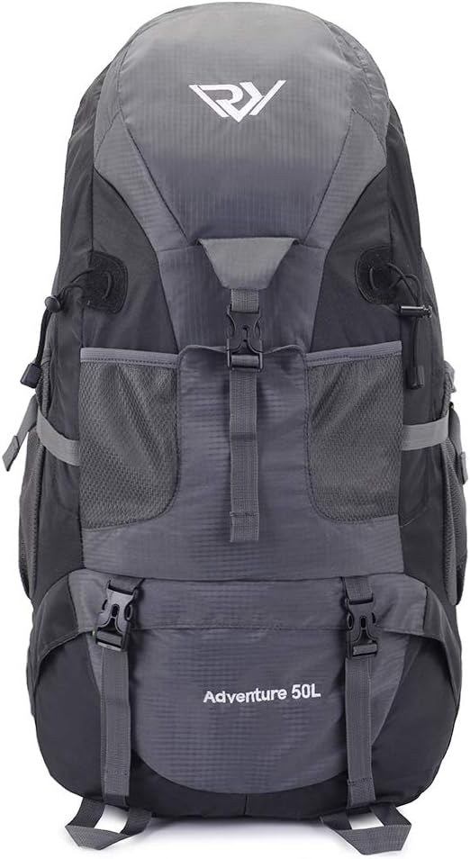 50L Hiking Backpack, Waterproof Lightweight Daypack for Outdoor Camping Travel