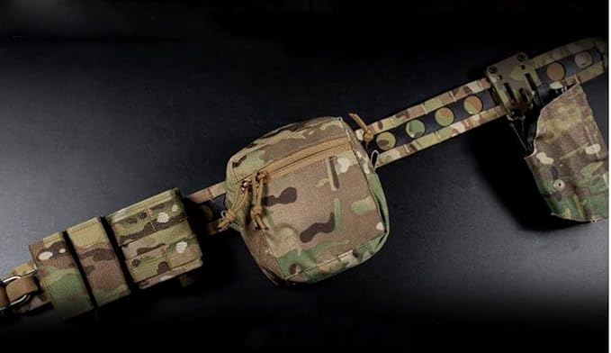 Tactical Molle Pouch Compact EDC Utility Gadget Pouch Waist Bags Sundries Storage Admin Organize Gear Gadget for Military Backpack Vest