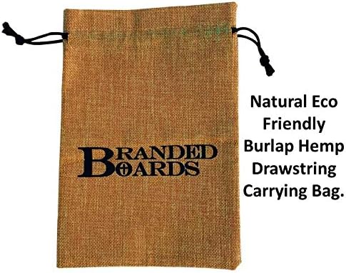 Portable Bushcraft Stainless BBQ Cooking Grill Grate, Bamboo Cutting Board, Burlap Bag, Mini Knife, Fire Starter Kits. Camping, Campfires, Backpacking, Hunting & Fishing Gear