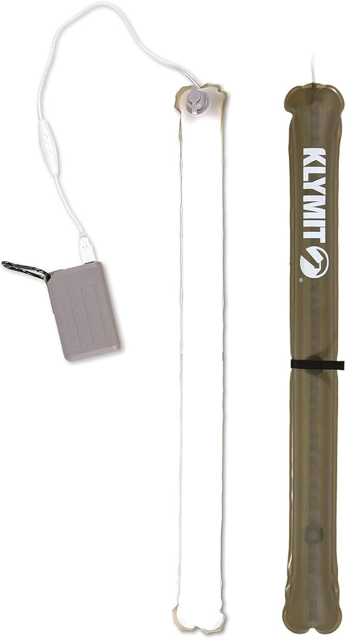 KLYMIT Everglow LED Light Tube | Portable, Inflatable Camping Lantern for Outdoor Security, Water Resistant, Perfect for Backpacking & Van Life