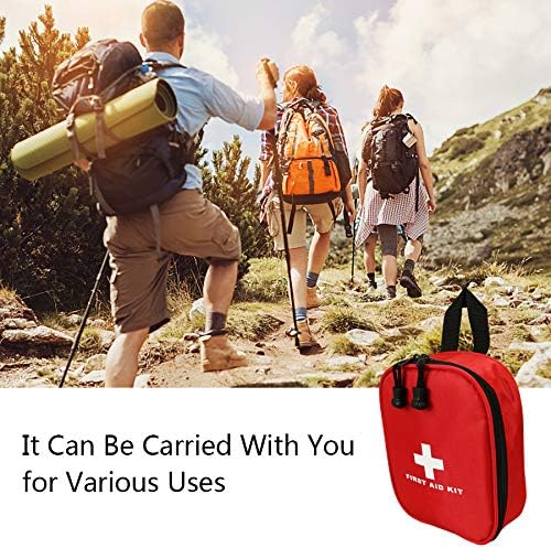 AOUTACC Nylon First Aid Kit Empty, Travel Empty First Aid Kit Pouch Bag for Emergency at Home, Office, Car, Outdoors, Boat, Camping, Hiking(Bag Only)