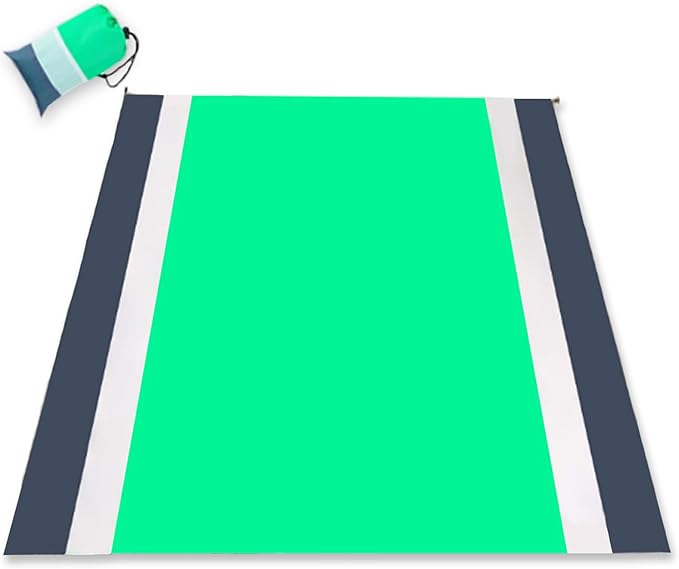 PY SUPER MODE Picnic Blanket Waterproof 78 × 82 inches - Extra Large Outdoor Beach Blanket Waterproof Sandproof, Lightweight & Portable Picnic Blankets for Camping Traveling Hiking